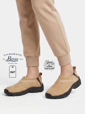 Bass NIB waterproof leather slip-on trail shoes *shop@iamwarrior